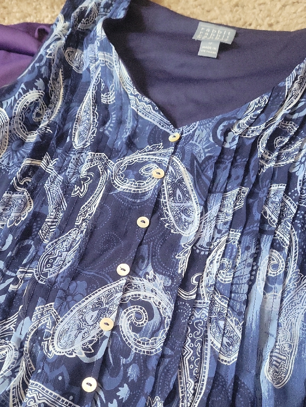 Rabbit Rabbit Rabbit  Paisley Sleeveless Dress - Picture 3 of 5
